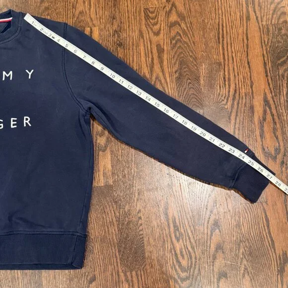 Tommy Hilfiger Blue Pullover Crew Sweatshirt - Women’s Size Small - Picture 10 of 10